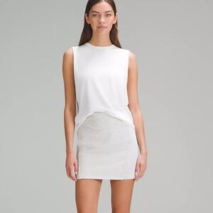 Lululemon Brunswick Muscle Tank, White, Size 0